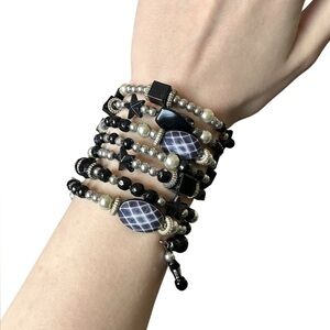 2010s Disney channel grunge beaded bracelet